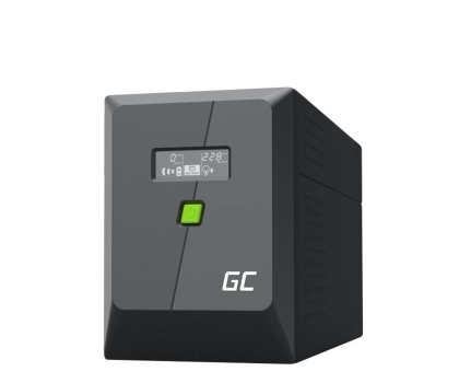 UPS (zasilacz awaryjny) Green Cell UPS PowerProof (1500VA/900W, LCD) UPSLM900 / 5904326375611